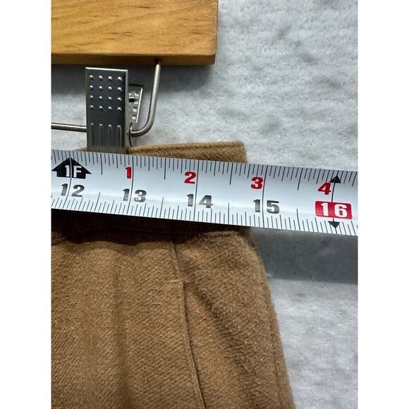 Vintage LL Bean Soft Flannel Women Trousers 6 Reg Lined Classic Fit Straight - Picture 5 of 12